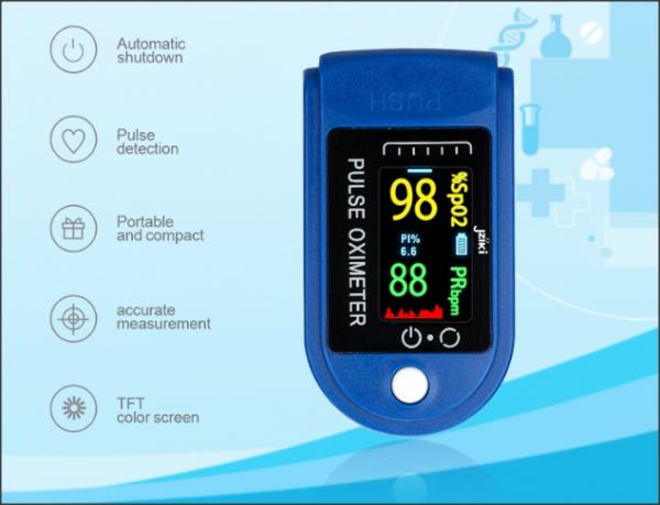 Pulsoxi-meter mit Perfusion index